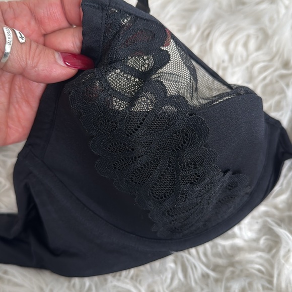 SAVAGE X FENTY NOT SORRY MICROFIBER & LACE HALF CUP BRA - Picture 5 of 9